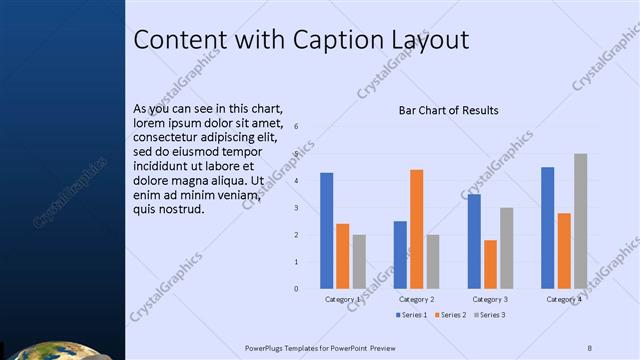 Content with Caption presentation slide layout