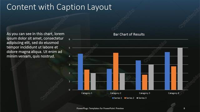 Content with Caption presentation slide layout