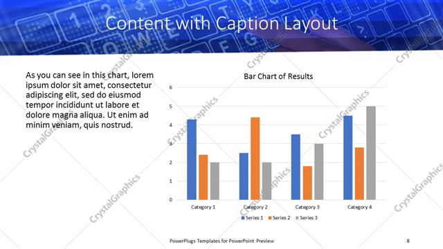 Content with Caption presentation slide layout