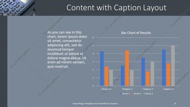 Content with Caption presentation slide layout
