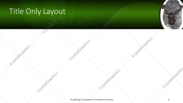 Title Only presentation slide layout