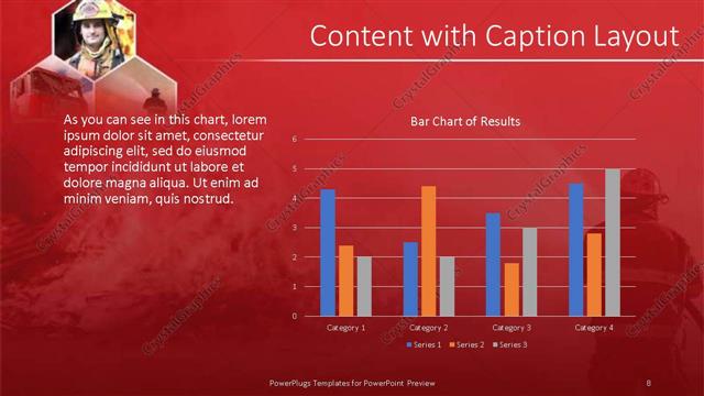 Content with Caption presentation slide layout