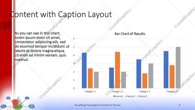 Content with Caption presentation slide layout
