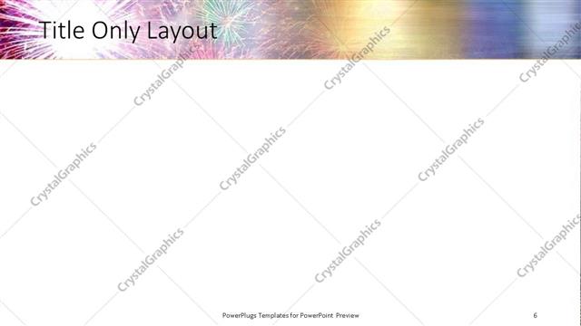 Title Only presentation slide layout