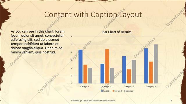 Content with Caption presentation slide layout