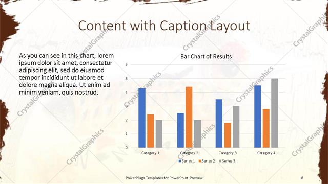 Content with Caption presentation slide layout