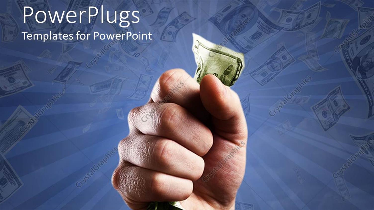 Featuring Fist Clenched Around Twenty Dollar Bill