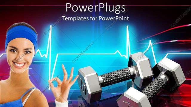  Presentation with work - A fitness model along with fitness material