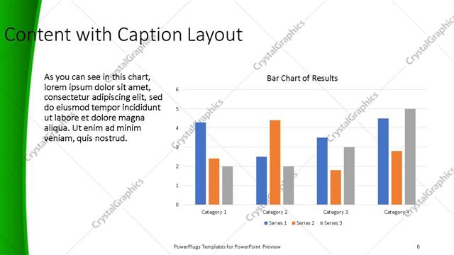 Content with Caption presentation slide layout