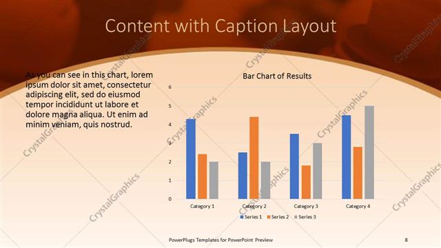 Content with Caption presentation slide layout