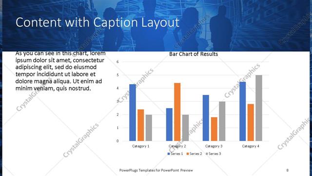 Content with Caption presentation slide layout