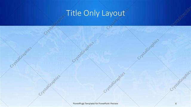 Title Only presentation slide layout