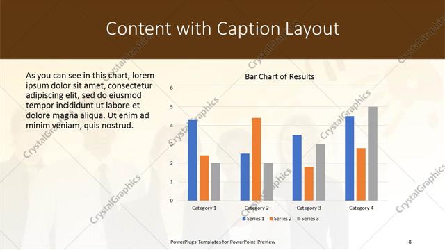 Content with Caption presentation slide layout