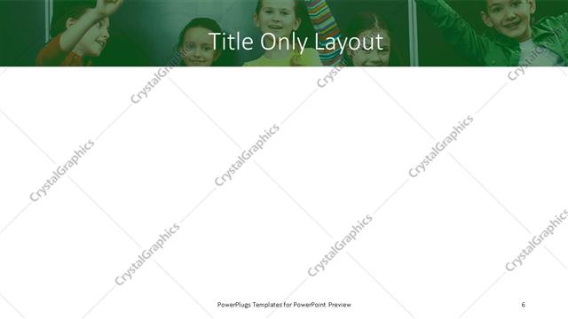 Title Only presentation slide layout