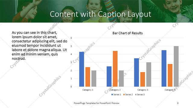 Content with Caption presentation slide layout