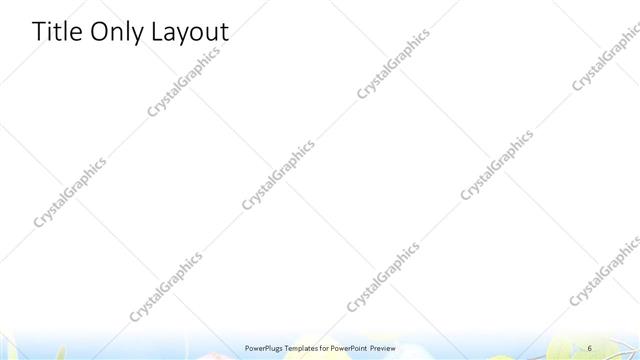 Title Only presentation slide layout