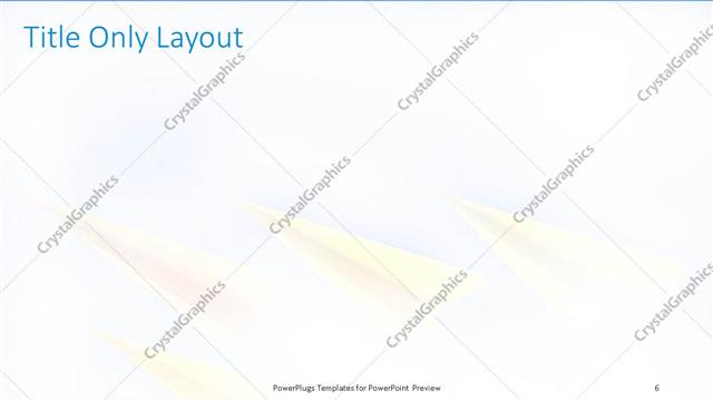 Title Only presentation slide layout