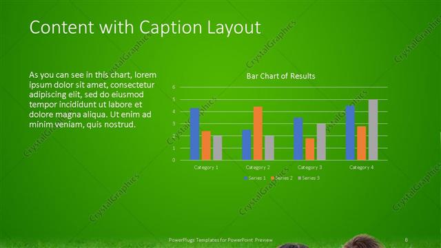 Content with Caption presentation slide layout