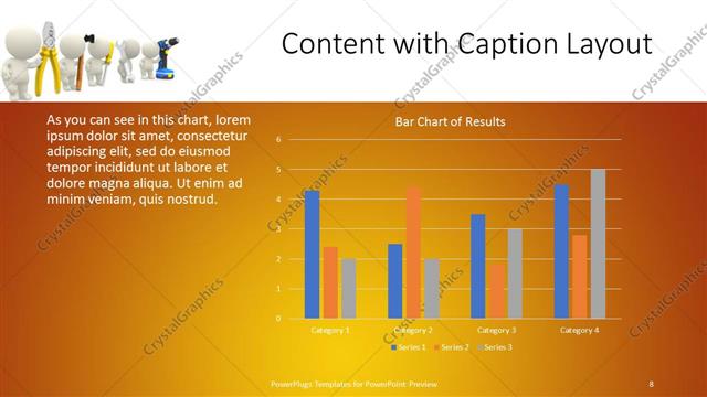 Content with Caption presentation slide layout