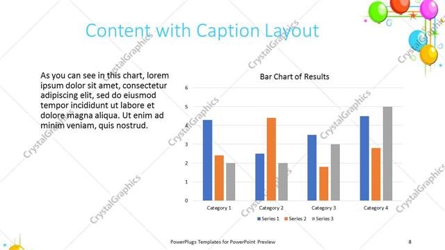 Content with Caption presentation slide layout