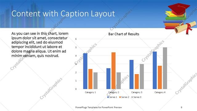 Content with Caption presentation slide layout