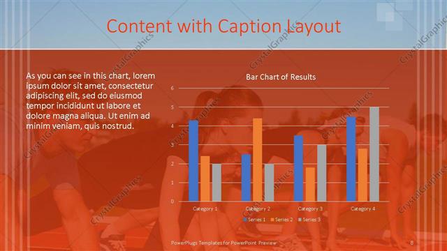 Content with Caption presentation slide layout