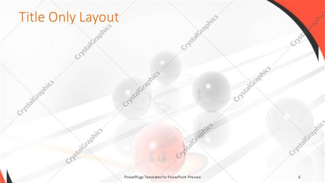 Title Only presentation slide layout