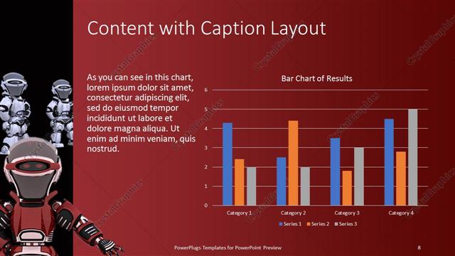 Content with Caption presentation slide layout