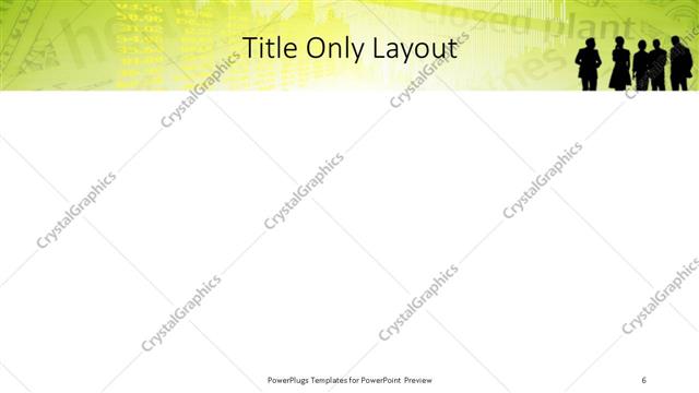 Title Only presentation slide layout