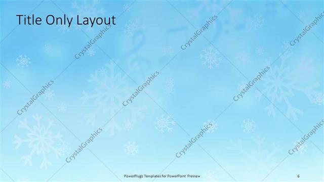 Title Only presentation slide layout