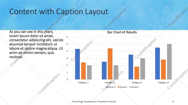 Content with Caption presentation slide layout
