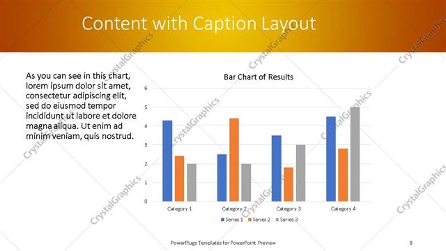 Content with Caption presentation slide layout