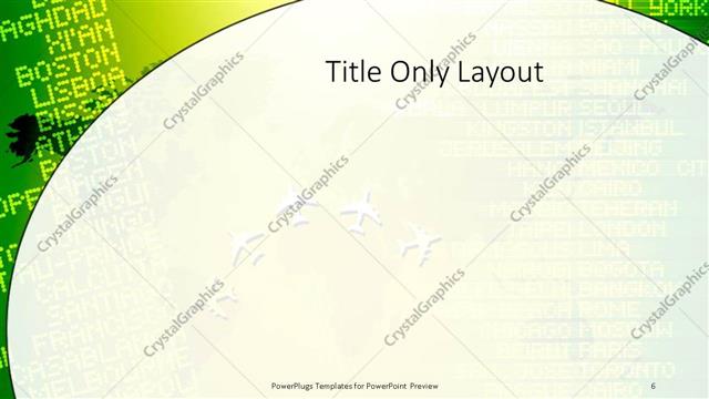 Title Only presentation slide layout