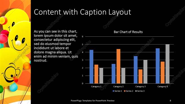 Content with Caption presentation slide layout
