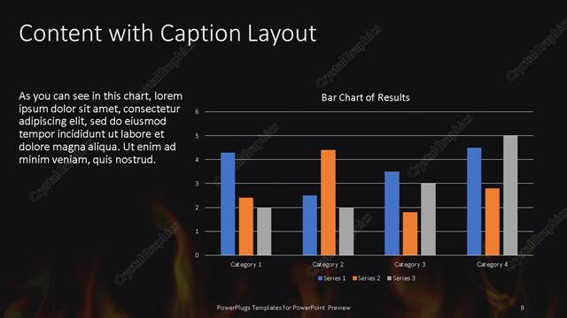 Content with Caption presentation slide layout