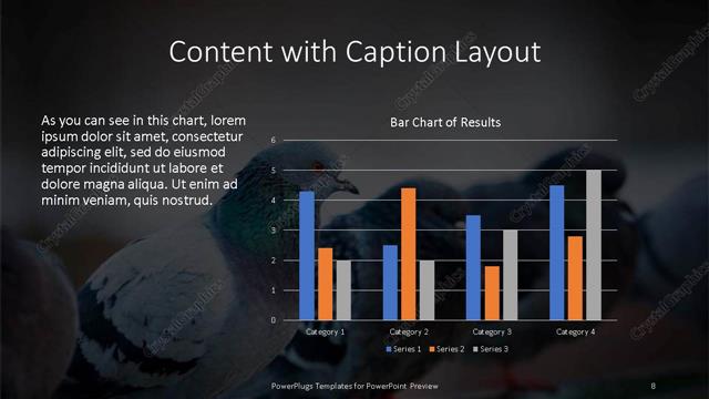 Content with Caption presentation slide layout
