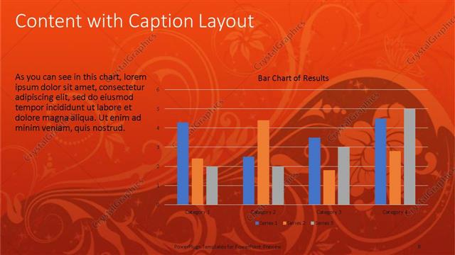 Content with Caption presentation slide layout