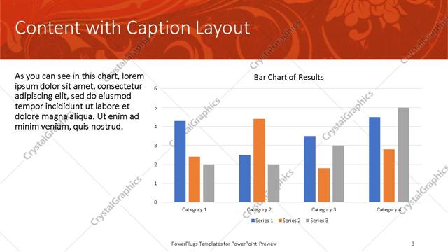 Content with Caption presentation slide layout
