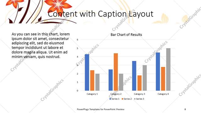 Content with Caption presentation slide layout