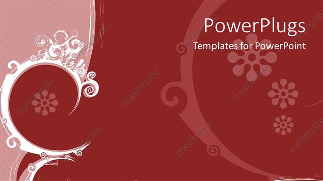  Presentation with shapes - A floral background in two different colors