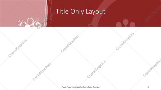 Title Only presentation slide layout