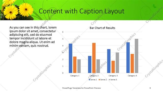Content with Caption presentation slide layout