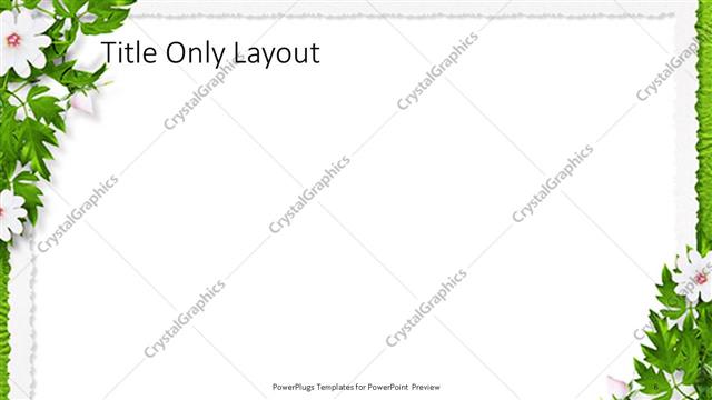 Title Only presentation slide layout