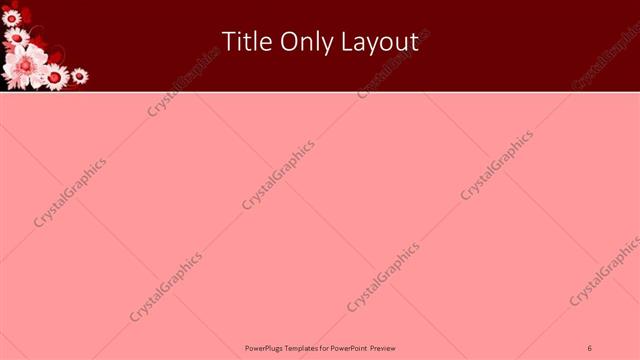 Title Only presentation slide layout