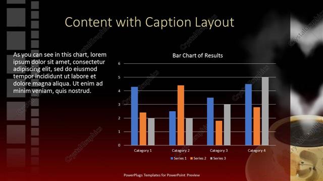 Content with Caption presentation slide layout