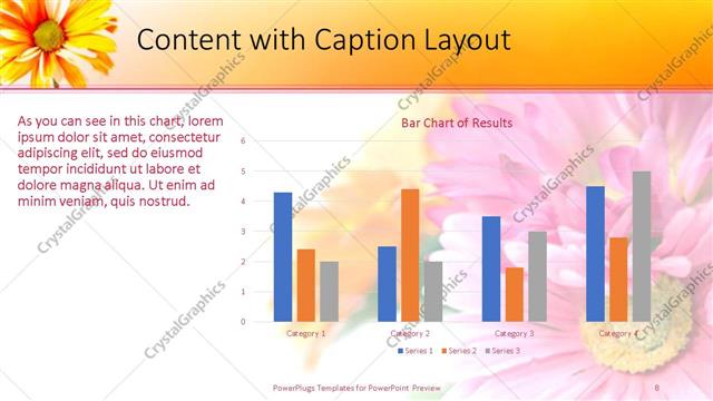 Content with Caption presentation slide layout