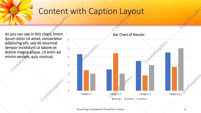 Content with Caption presentation slide layout