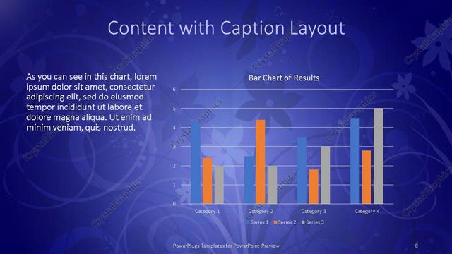Content with Caption presentation slide layout
