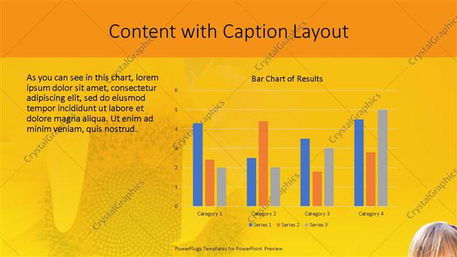 Content with Caption presentation slide layout
