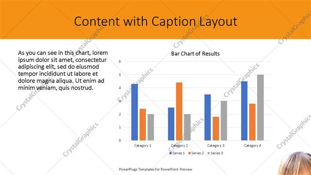 Content with Caption presentation slide layout